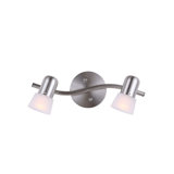 Datey 15'' 2 -Light Fixed Track Track Kit with Adjustable Head