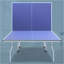 Ensemble de table de ping-pong pliable et portable de 9 pi pour tennis de table de taille moyenne pliable
