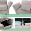 Canapé modulaire rembourré avec repose-pieds réversible Toxi-850920316