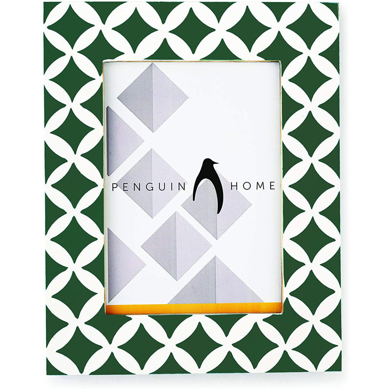 Bevelled Picture Frame, Green, 26.5cm H x 21.8cm W x 26.8cm  D