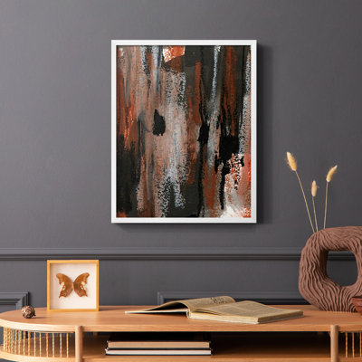 «Loft Pastel VII», reproduction encadrée - bois massif