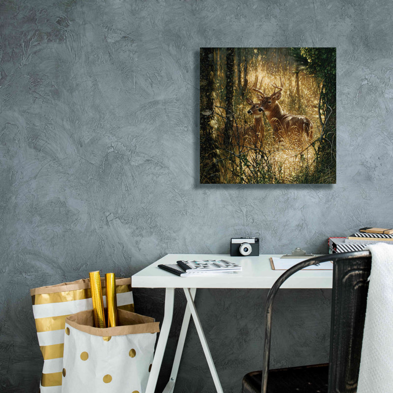«A Golden Moment» par Collin Bogle, art mural sur toile, H 18 po x l 18 po x P 0,5 po