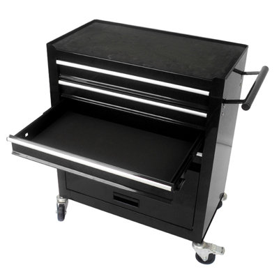 Chariot à outils multifonctionnel avec 4 roulettes