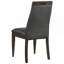 Ensemble de table et chaises de salle à manger Oss, tablier cannelé, gris, brun noyer-114733173