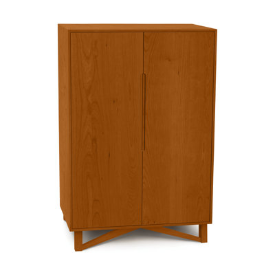 Exeter 33.5'' Solid Wood Bar Cabinet