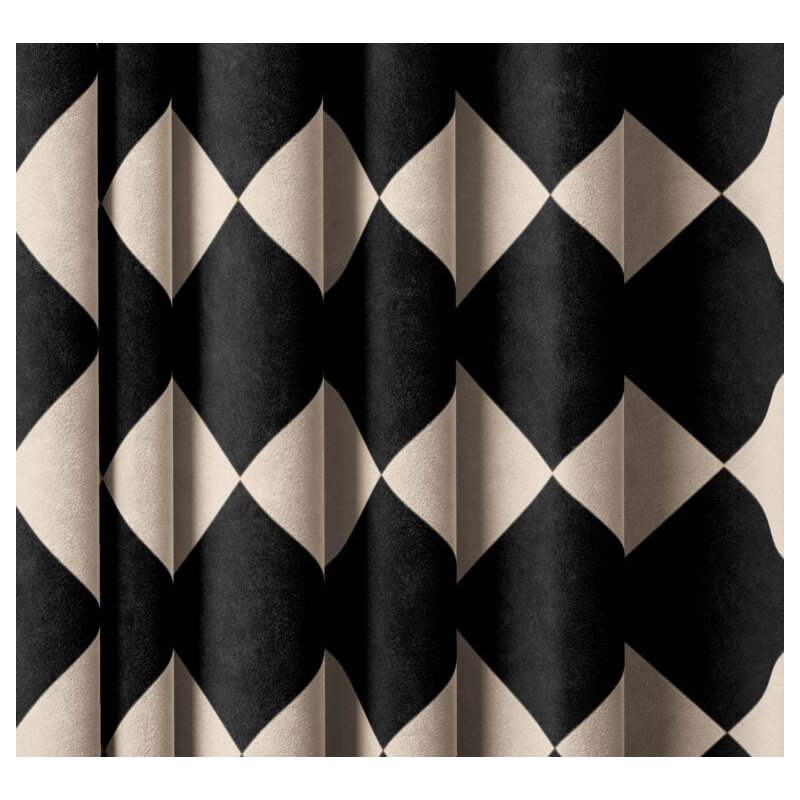 Velvet Blackout Curtain Panel Pair, 148cm Width x 2100cm Drop
