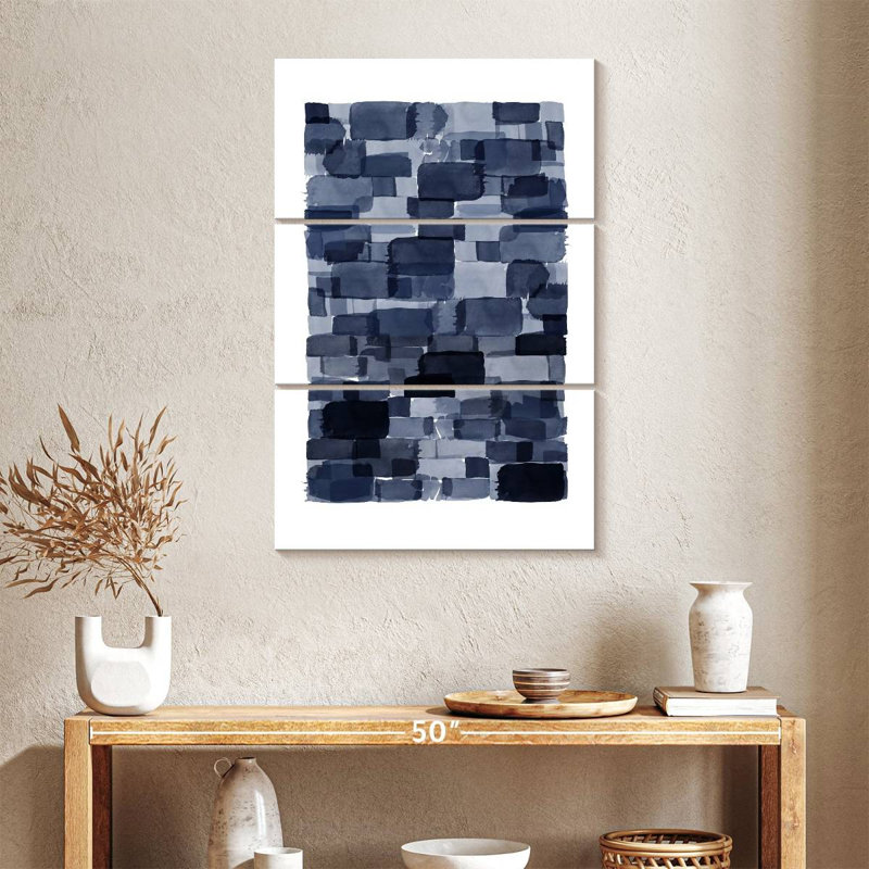 Bloc aquarelle bleu marine Avery, H 38 po x l 24 po