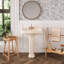 Lavabo de salle de bain rectangulaire sur pied en porcelaine vitreuse avec trop-plein 35,5 po Dynasty-96123262-98982195