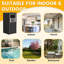 22 Gallon Large Capacity Kitchen Outdoor Trash Can-111634983