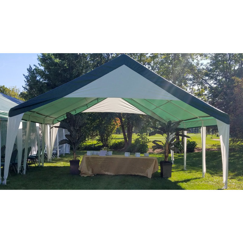 20 Ft. W x 20 Ft. D Metal Party Tent