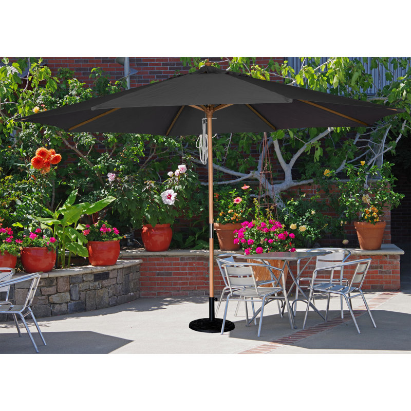 Parasol de marché 156 po Nazayah, Noir