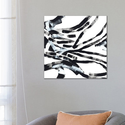 Onyx Code II by June Erica Vess - Wrapped Canvas Painting