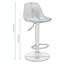Rikard Swivel Upholstered Adjustable Height Counter Stool-353913171
