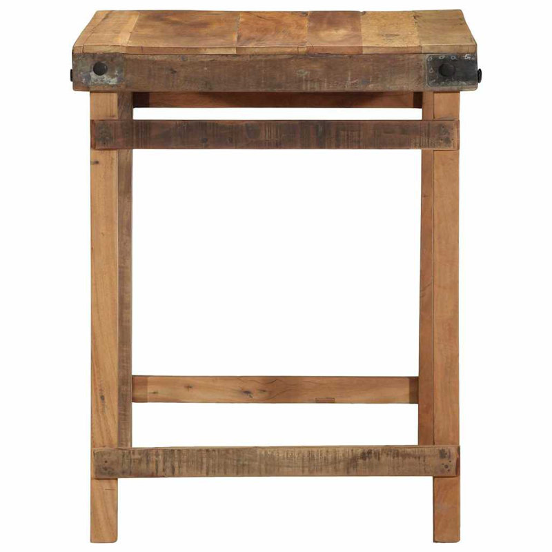 Dining Table Brown Solid Reclaim Wood Home Decor Furniture Reclaimed