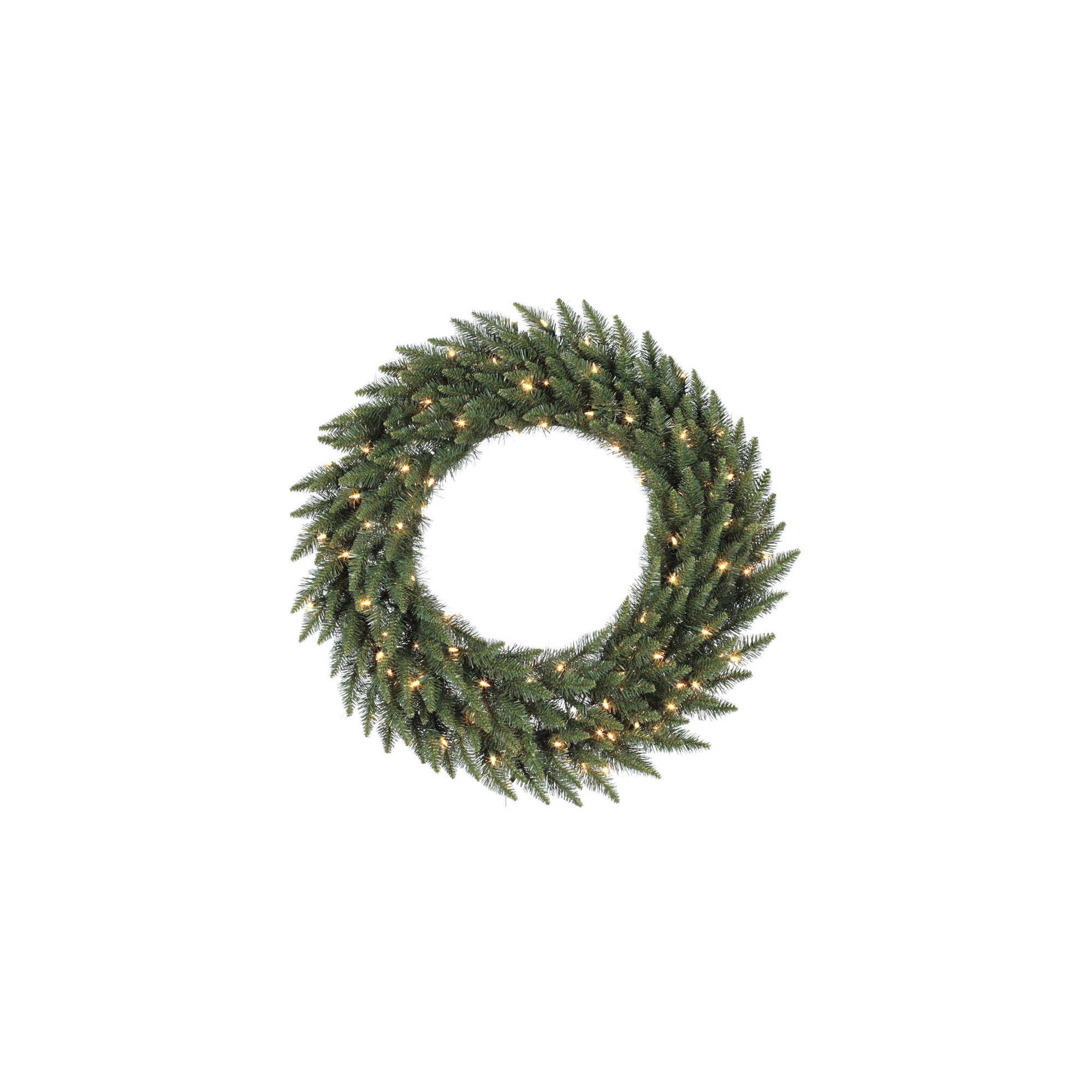 Peabody Artificial Fir Wreath, 42" H x 42" W x 3" D, Multi - Color