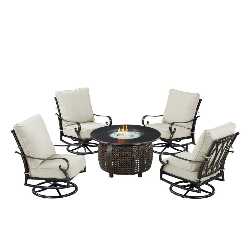 Cliff Outdoor 5 - Piece Conversation Set