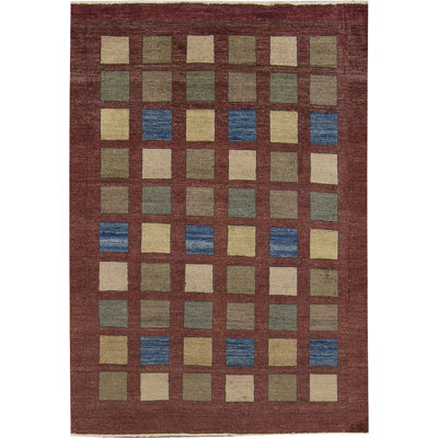 Afghan One-of-a-Kind 4'2" X 5'8" Wool Area Rug in