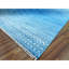 Tapis oriental bleu clair en laine nouée à la main 8 pi x 9 pi 10 po de la collection Chiaroscuro 8 pi x 9 pi 10 po 171EBD46FEE64C2C852B332A9D70AE0E