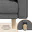 Tufted 3 Seater Sofa Bed-1033484992