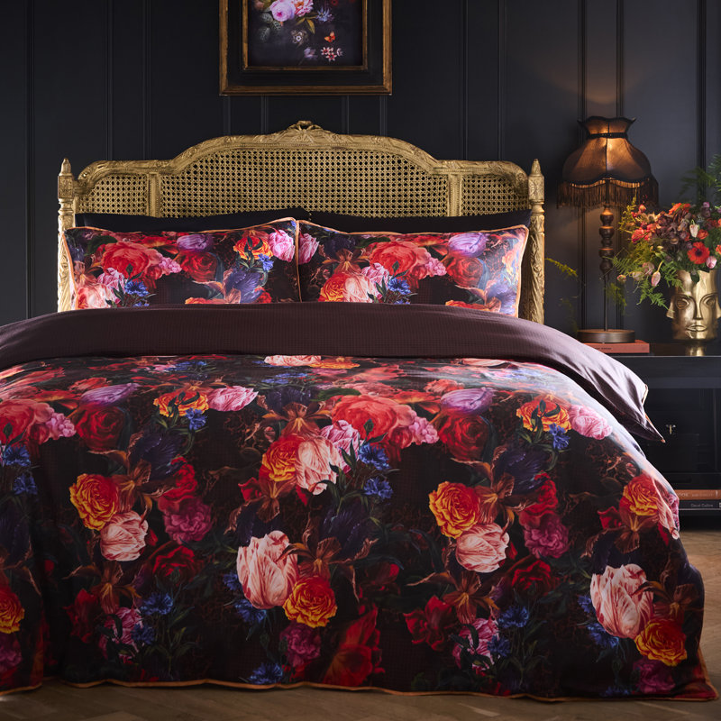 Laurence Llewelyn-Bowen Grande Chintz Duvet Cover Set Multi, King Size Bed (230 x 220 cm)