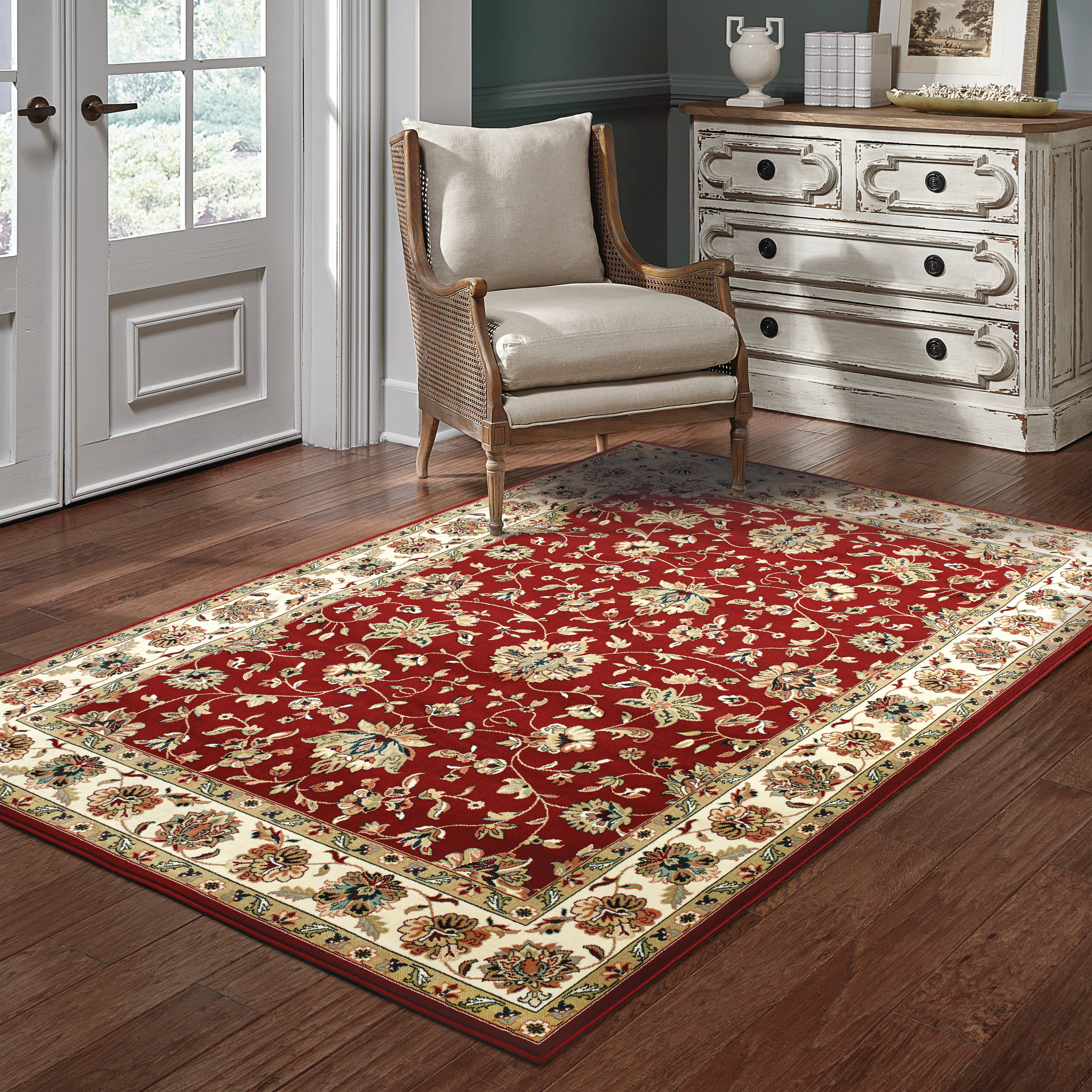 Astoria Grand Greenwich Red/Ivory Rug & Reviews - Wayfair Canada