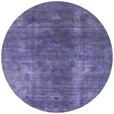 Tapis mauve à motif abstrait Rochus