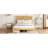 Full Size Bed With Terrific Headboard In White Oak Style Enchanting Setting-1184803631-1184803634