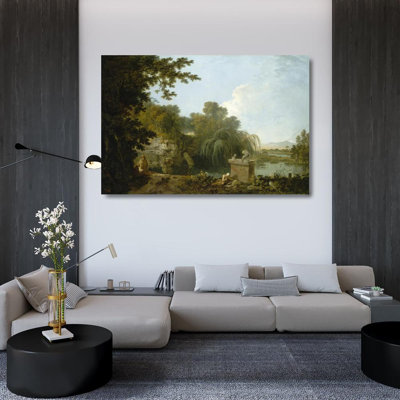 "Solitude" par Richard Wilson - Art mural sur toile tendue avec châssis