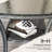 Outsunny Rattan Coffee Table With Storage Shelf, Wicker Side Table With Glass Top, Outdoor End Table