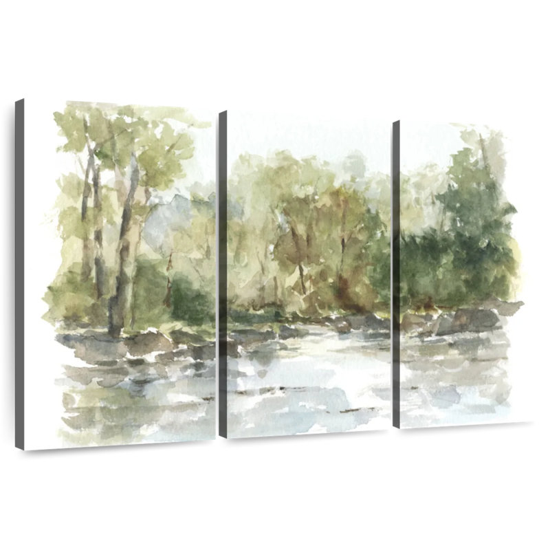 Avery Wooded Stream I, 48" H x 74" W