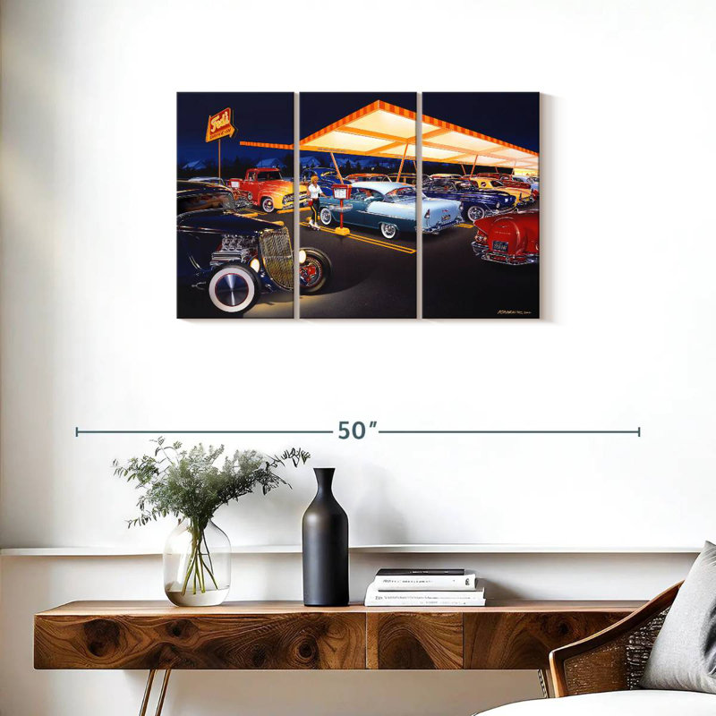 Mehar Ted's Drive-In, 20" H x 33" W