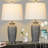 25" Bedside Table Lamps with 3-Way Touch Control, USB & Type-C Charging Ports, Bulbs Included-2044501744-2044501749