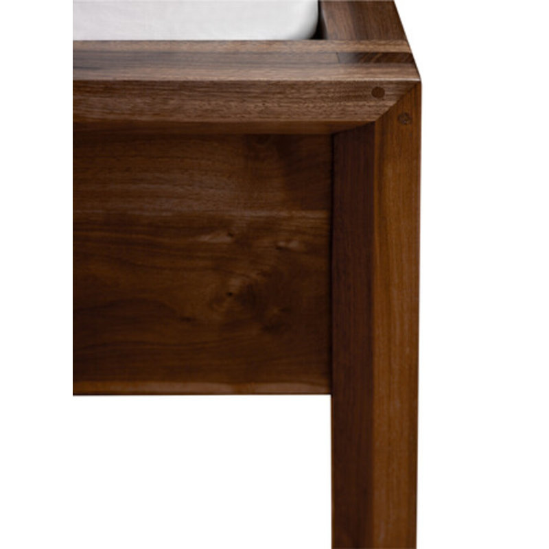 Rustic Walnut Bed, King