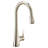 Sinema Pull Down Touchless Single Handle Kitchen Faucet with Voice Control, Motion Sense and With Accessories-51856896