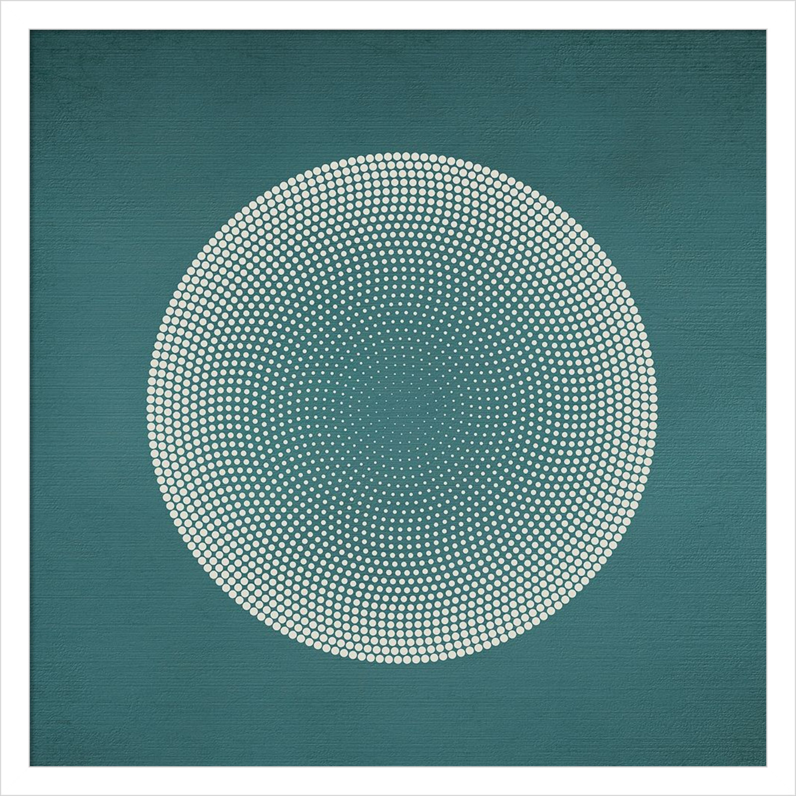 Circles by Incado, White, 21" H x 21" W x 1" D