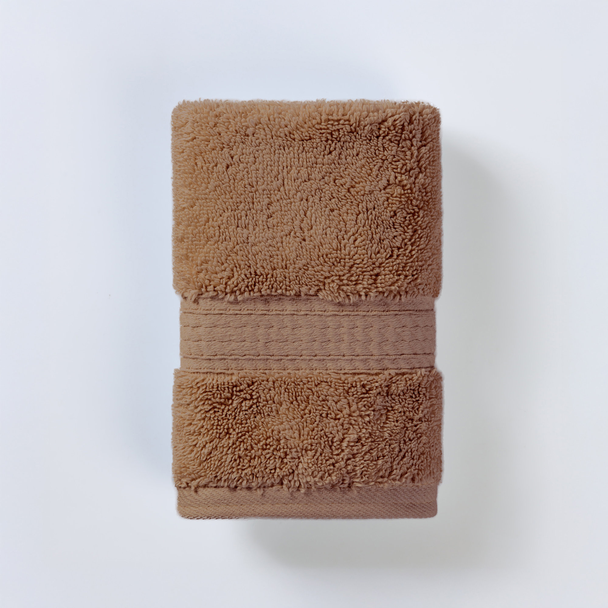 Payten Classic Certified Egyptian Cotton Washcloth, Caramel