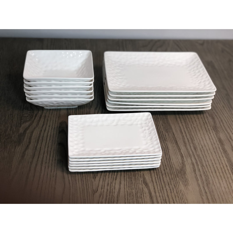 Red Vanilla 18 Piece Dinnerware Set, Service for 6