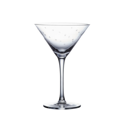 Handmade Crystal Martini Glass