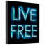 Décoration murale Live Free