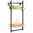 vidaXL Wall Shelves with Bars Floating Storage Display Shelf-317282920