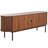 Cardine 4-Door Oval TV Stand with Fluted Detailing-2104295514