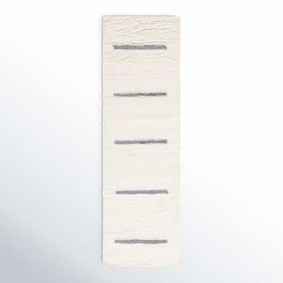 Mayer Handmade Wool Ivory/Gray Rug