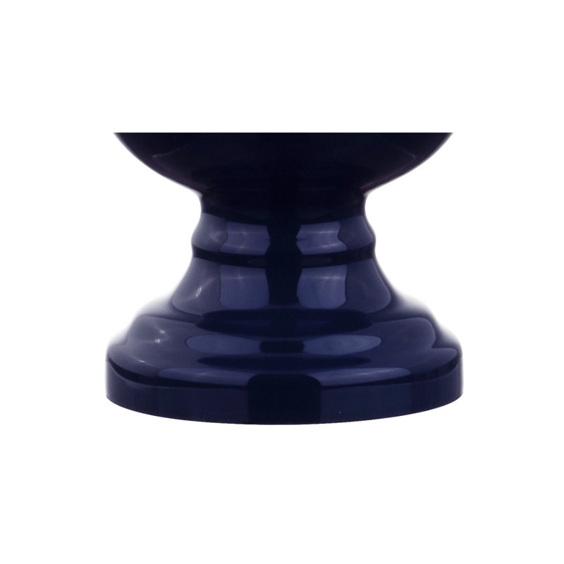 Keesler Glass Table Lamp, Navy