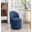 Fauteuil demi-tonneau pivotant en polyester de 20 po Annielise-1575610761