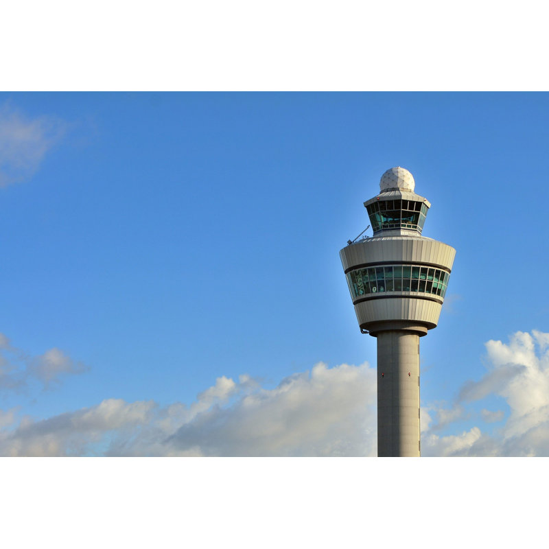 Air Control Tower - Wrapped Canvas Print, 20cm H x 30cm W