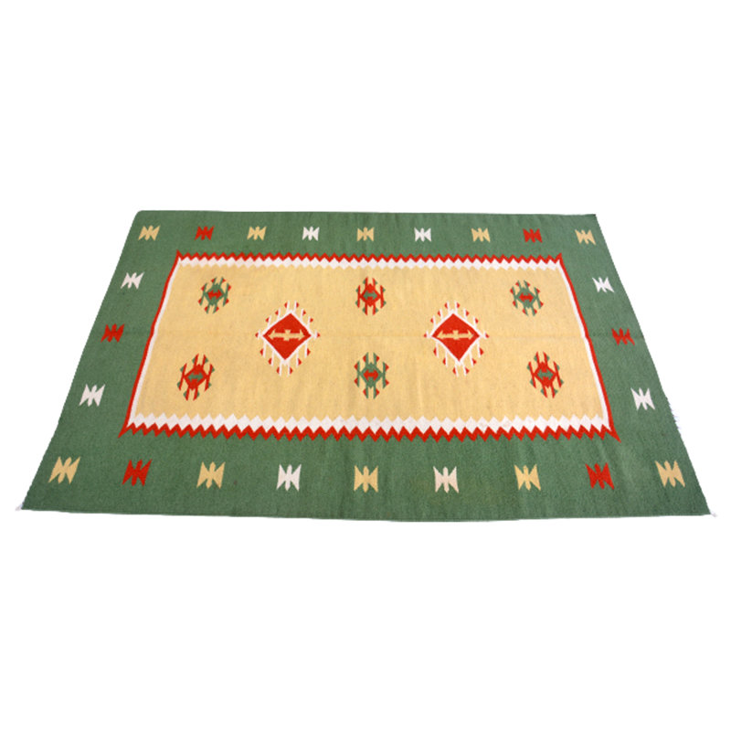 Burks Geometric Hand Woven 120cm X 175cm Area Rug