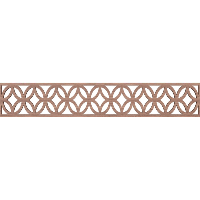 Moulure Crosby, Noyer, H 8 po x l 46,625 po x P 0,375 po