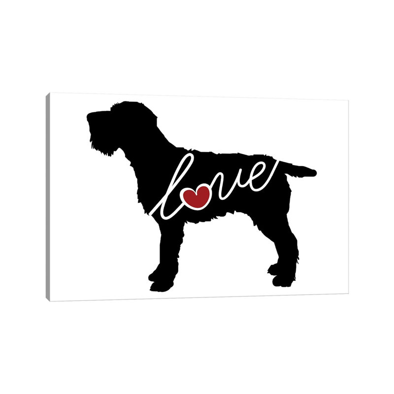 Wirehaired Griffon by Traci Anderson - Wrapped Canvas Gallery-Wrapped Canvas Giclée, 20.32 cm H x 30.48 cm W