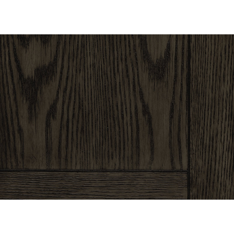 Table basse à 2 tons avec 2 tiroirs et tablette en brun antique blanc rosé pour un rangement contemporain, Blanc antique