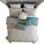 Regy, médaillon bleu gris-111572263